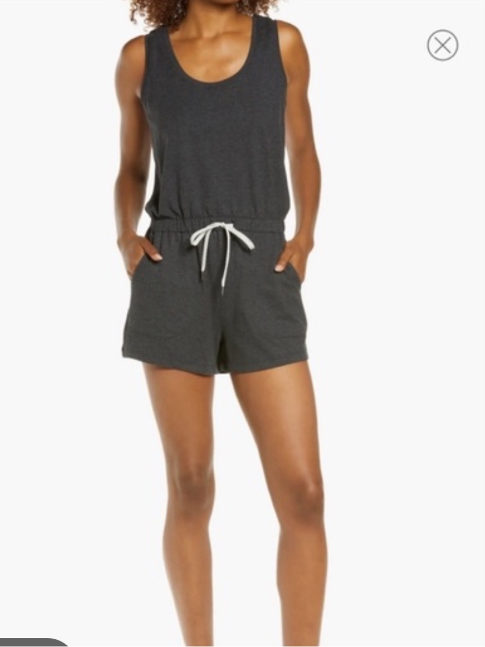 Zella Gwen Ponte romper Medium NWT